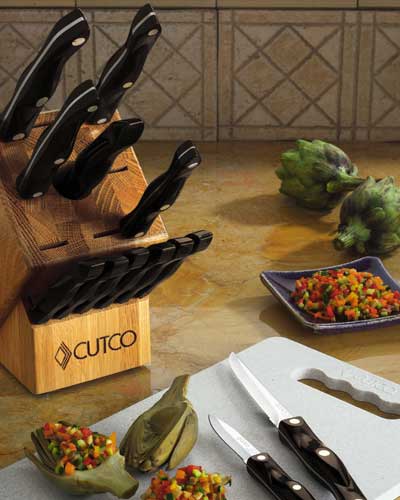 Galley + 6 Set with Block | 15 Pieces | Knife Block Sets by Cutco